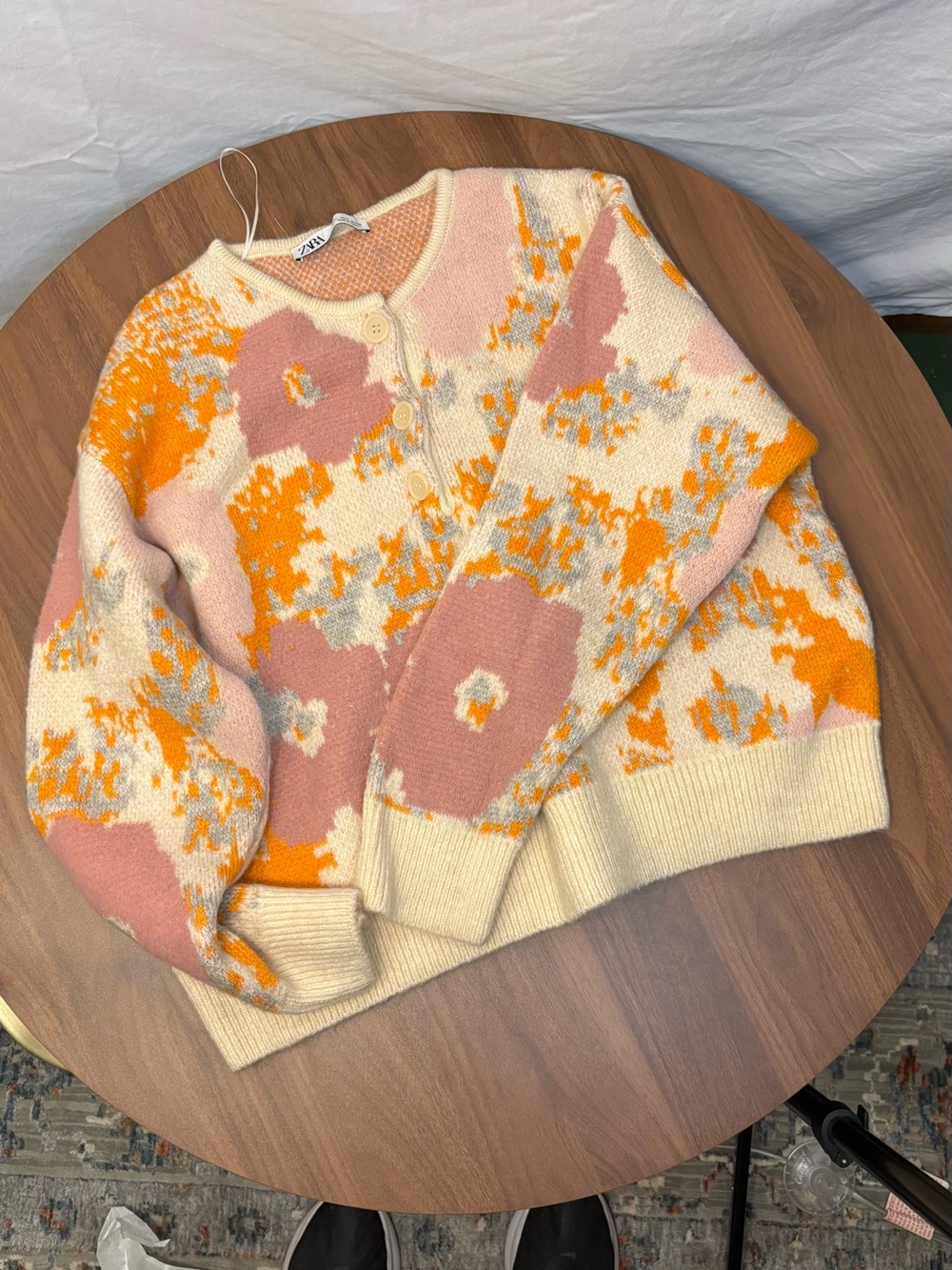 ZARA Floral Sweater - Picture 9 of 13